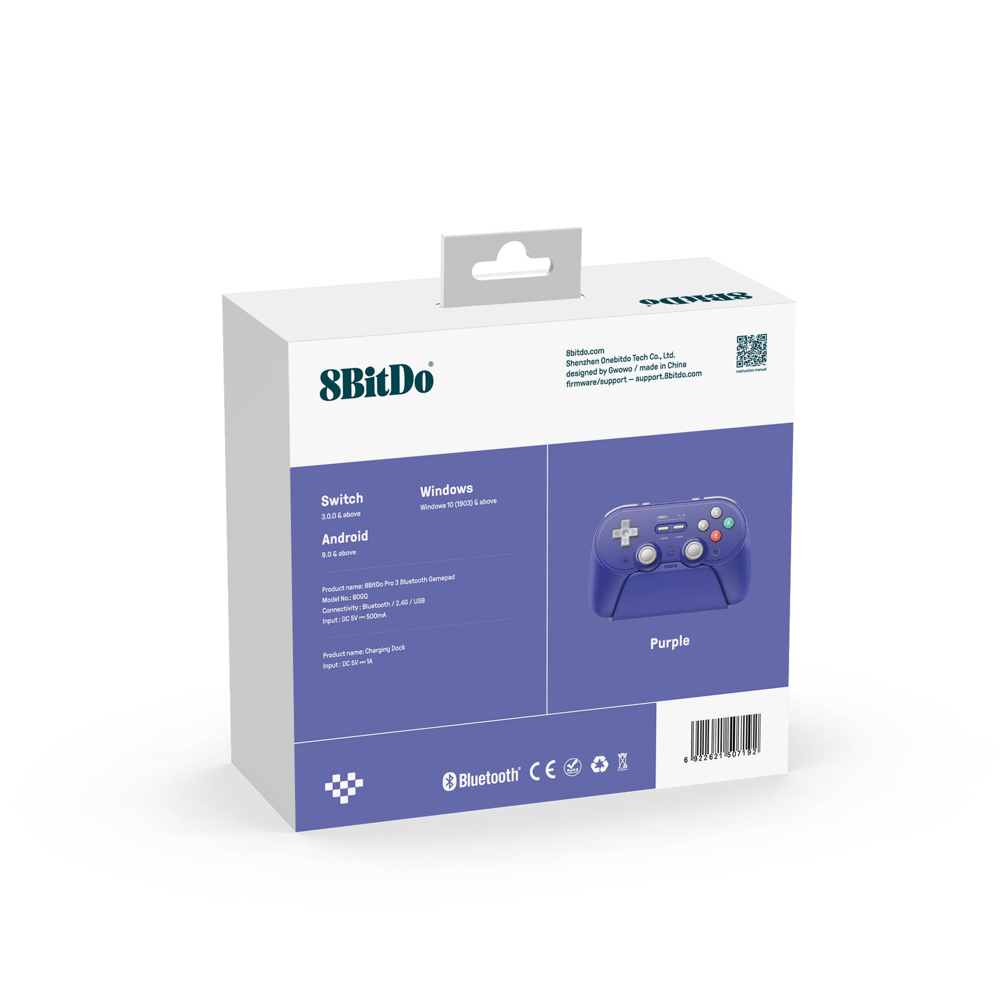 8BitDo Pro 3 Bluetooth Gamepad (80GQ)
