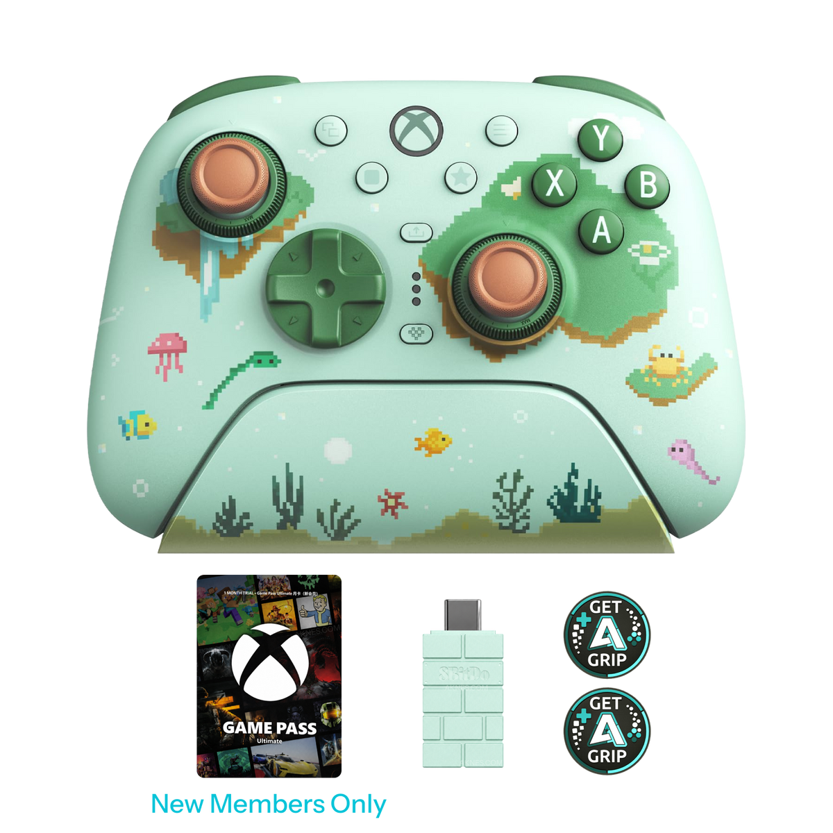 8BitDo Ultimate 3 Wireless Controller for Xbox - Lavender Dusk/Mossy Lagoon (81HJ)