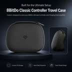 8BitDo Classic Controller Travel Case for Ultimate, Ultimate 2 Series, Ultimate 3 Mode Controller with Charging Dock