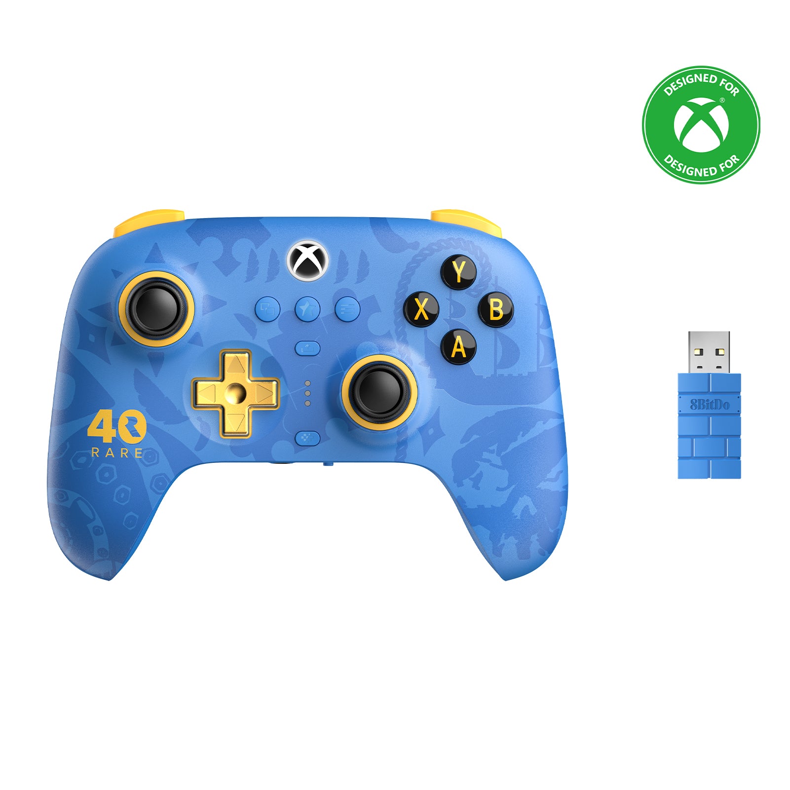 8BitDo Ultimate 3-Mode Controller – Rare 40th Anniversary Edition (81HB05D)