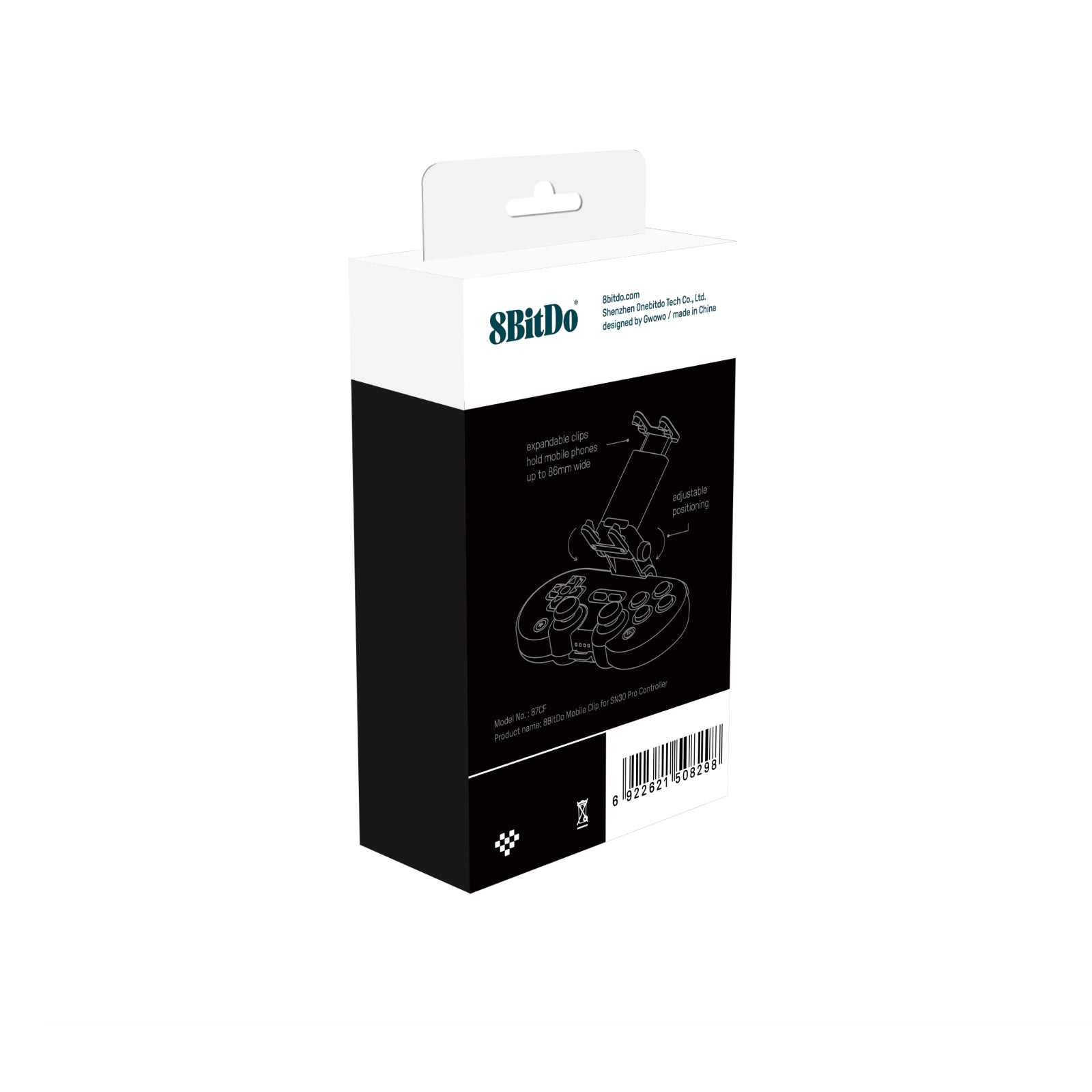 8BitDo Mobile Clip for SN30 Pro Controller (87CF)