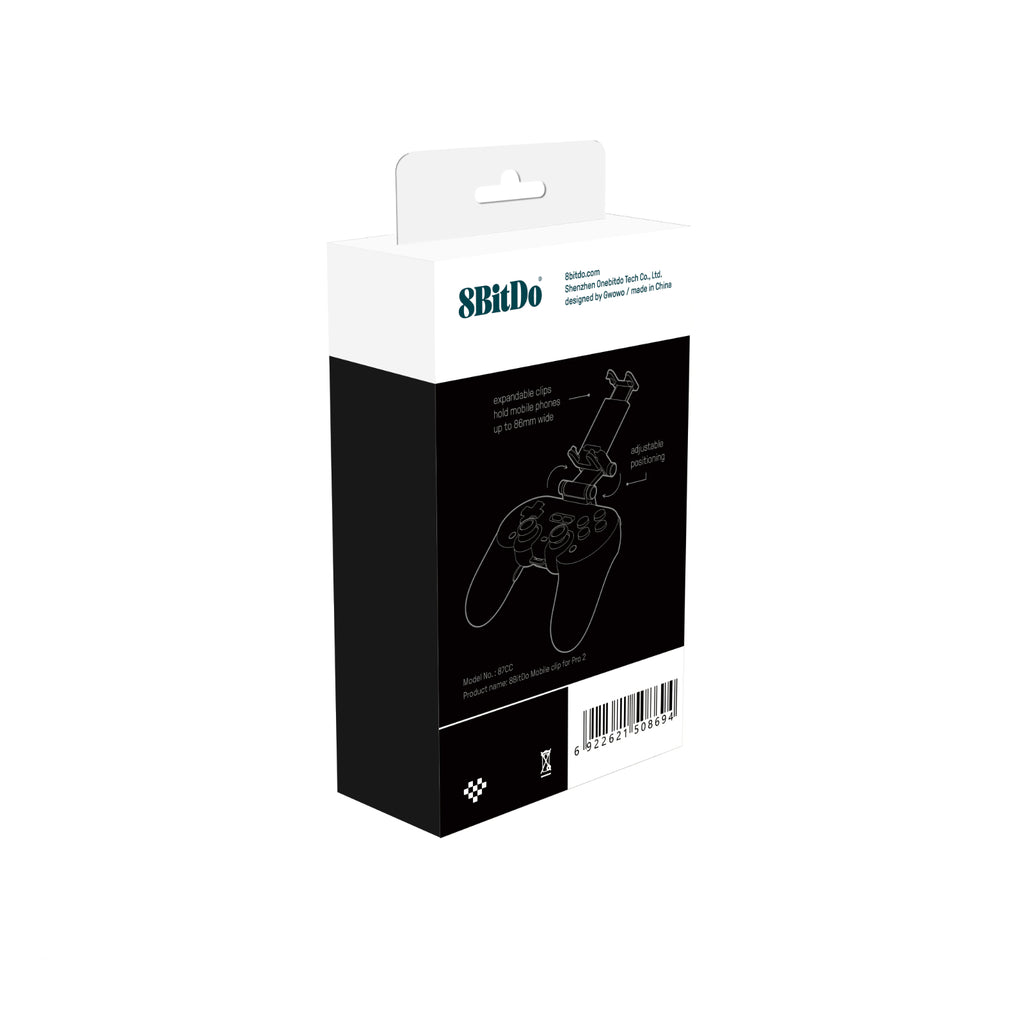 8Bitdo Mobile Clip for Pro 2 and Pro 3 Bluetooth Controller (87CC02)