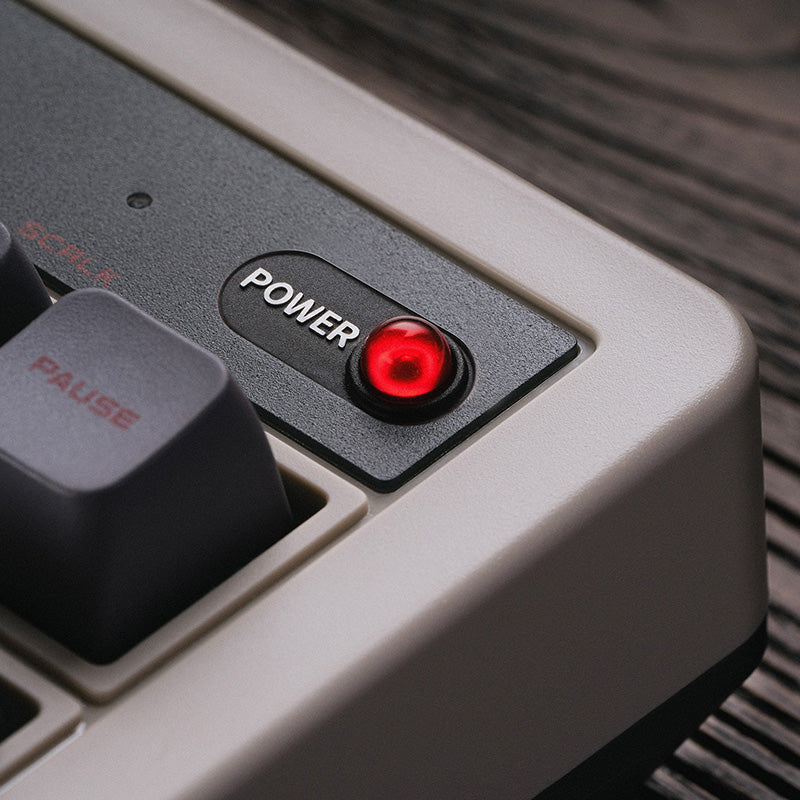 8BitDo Retro 87 Mechanical Keyboard (Clear Blue-Shipping in mid-August)