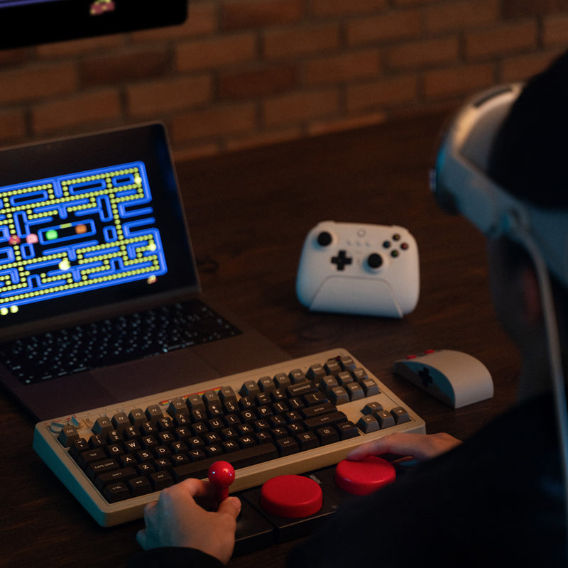 8BitDo Retro 87 Mechanical Keyboard (Clear Blue-Shipping in mid-August)