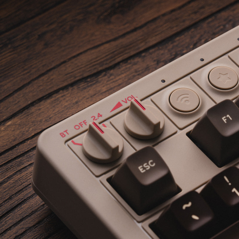 8BitDo Retro 87 Mechanical Keyboard (Clear Blue-Shipping in mid-August)