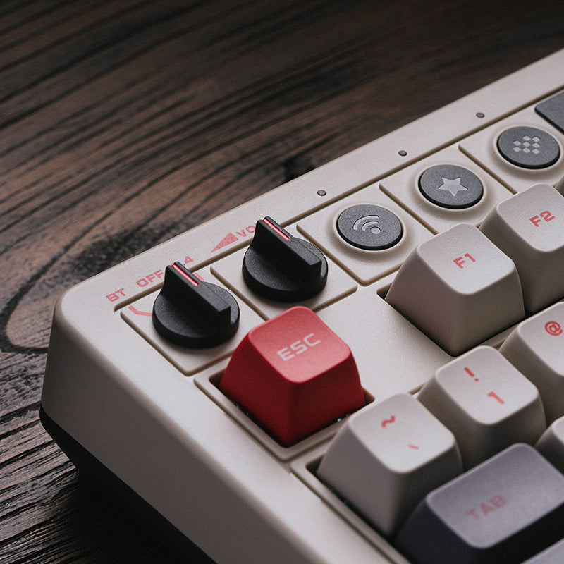 8BitDo Retro 87 Mechanical Keyboard (Clear Blue-Shipping in mid-August)