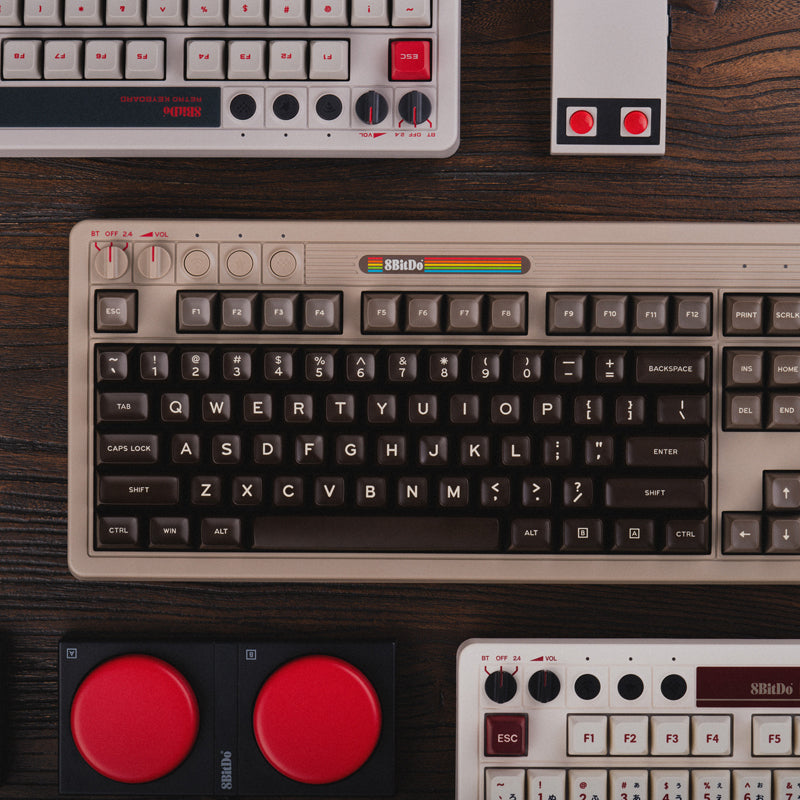 8BitDo Retro 87 Mechanical Keyboard (Clear Blue-Shipping in mid-August)