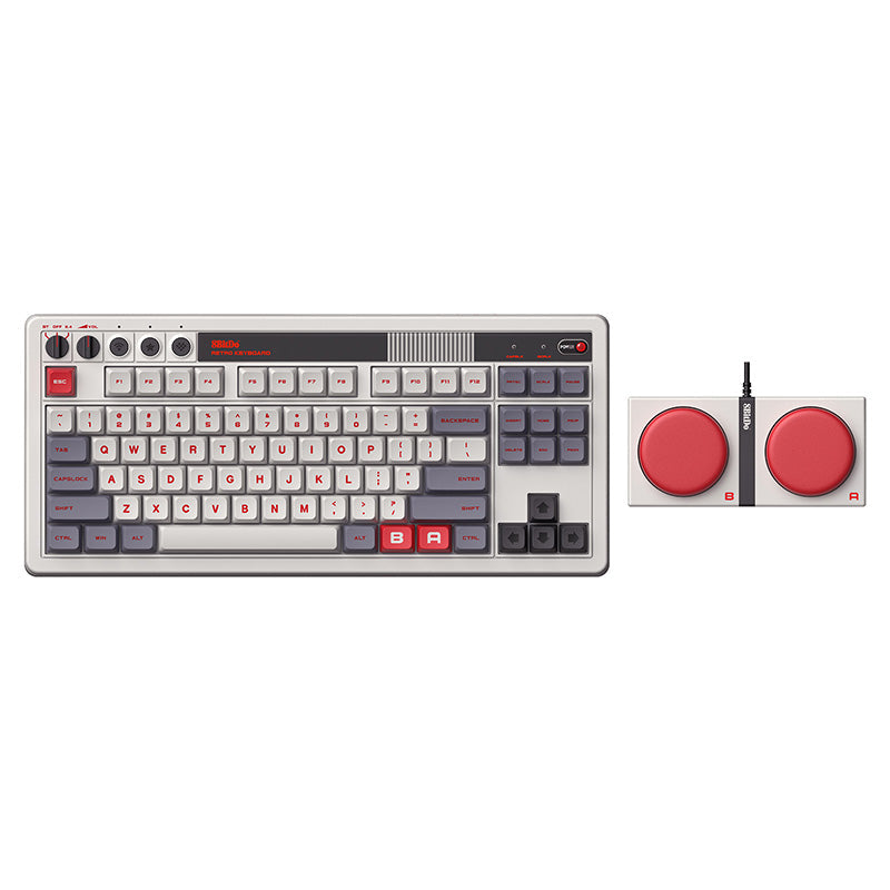 8BitDo Retro 87 Mechanical Keyboard (Clear Blue-Shipping in mid-August)