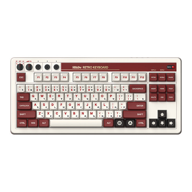 8BitDo Retro 87 Mechanical Keyboard (Clear Blue-Shipping in mid-August)