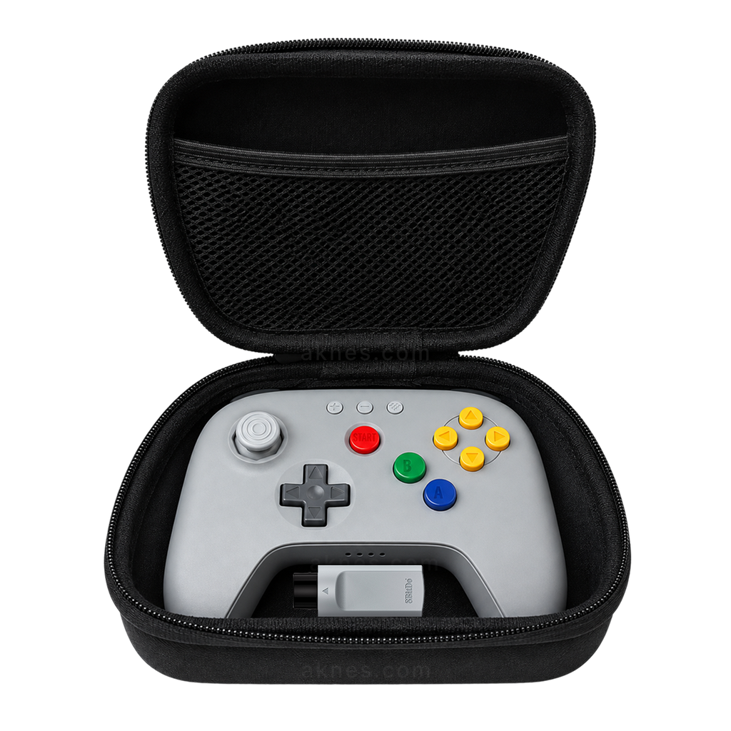 8BitDo 64 2.4G Wireless Controller Travel Bundle