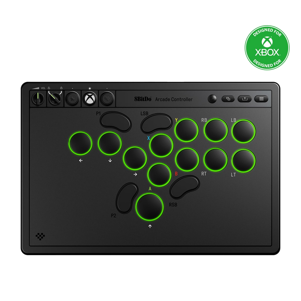 8BitDo All-button Arcade Controller for Xbox Series Front