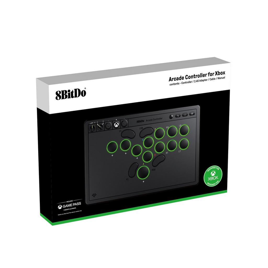 8BitDo All-button Arcade Controller for Xbox Series Pack
