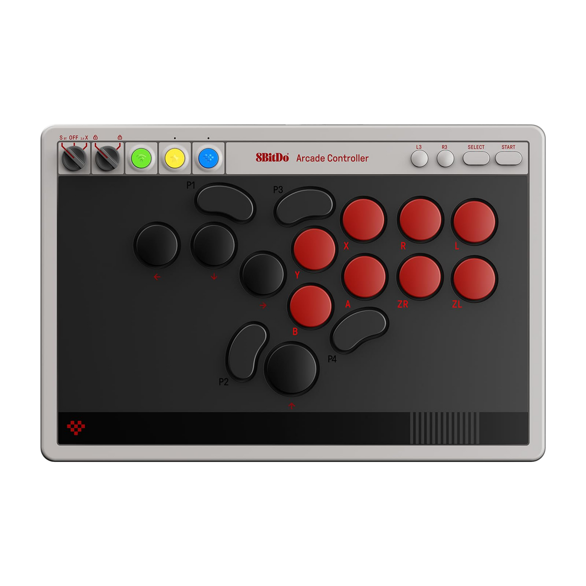 8BitDo All-Button Arcade Controller N Edition Front