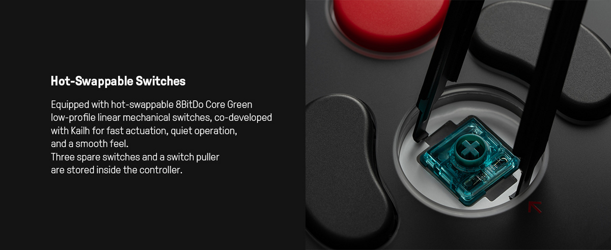 8BitDo All Button Arcade Controller Pro Detail