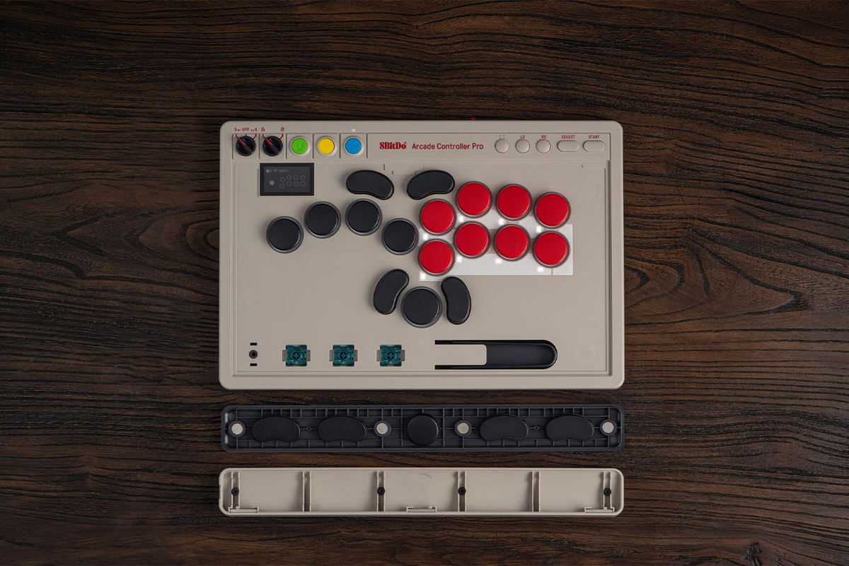 8BitDo All Button Arcade Controller Pro N Edition Detail