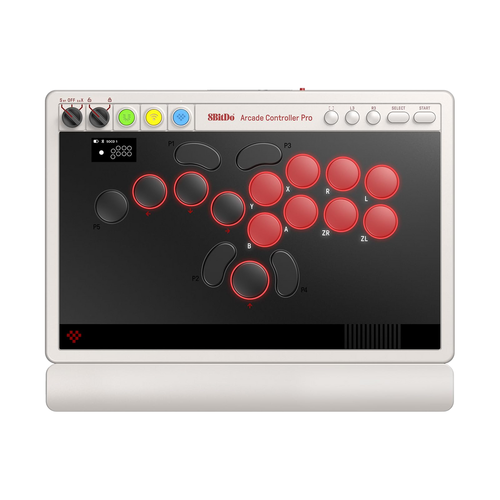 8BitDo All Button Arcade Controller Pro N Edition Front