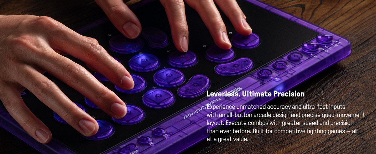 8BitDo All-Button Arcade Controller Signature Edition Details