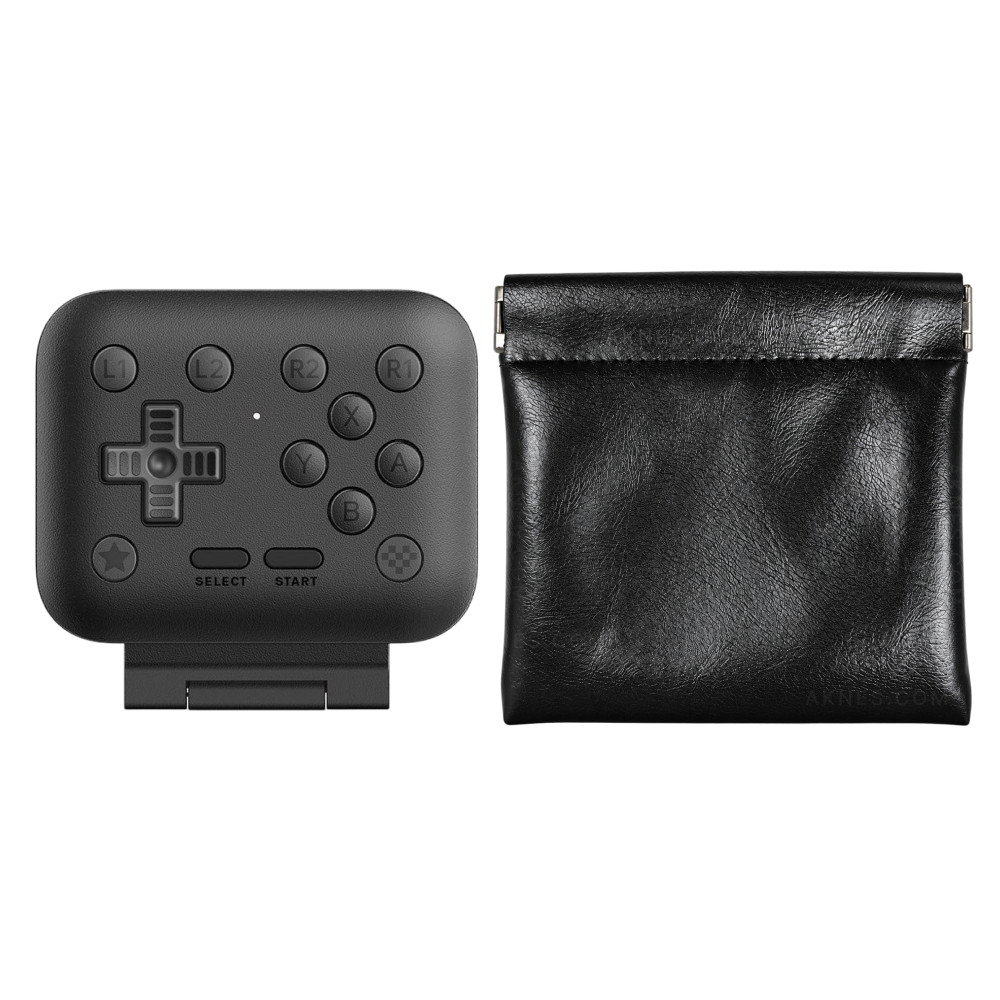 8BitDo FlipPad Mobile Gaming Controller with Automatic Closing Small Portable Bag (Black - Preorder Shipping at the end of September)