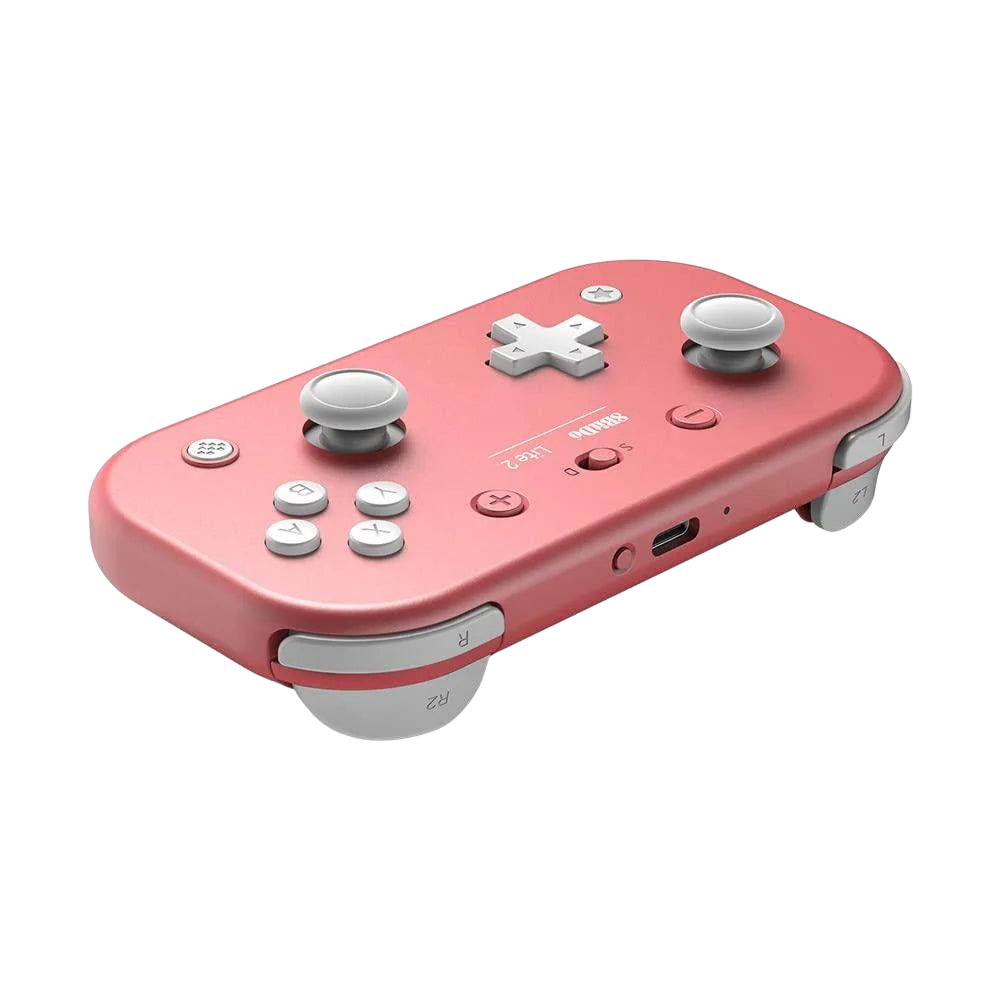8BitDo Lite 2 Blutooth Gamepad Pink Side