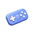 8BitDo Mircro Bluetooth Gamepad Blue Front Strabismus