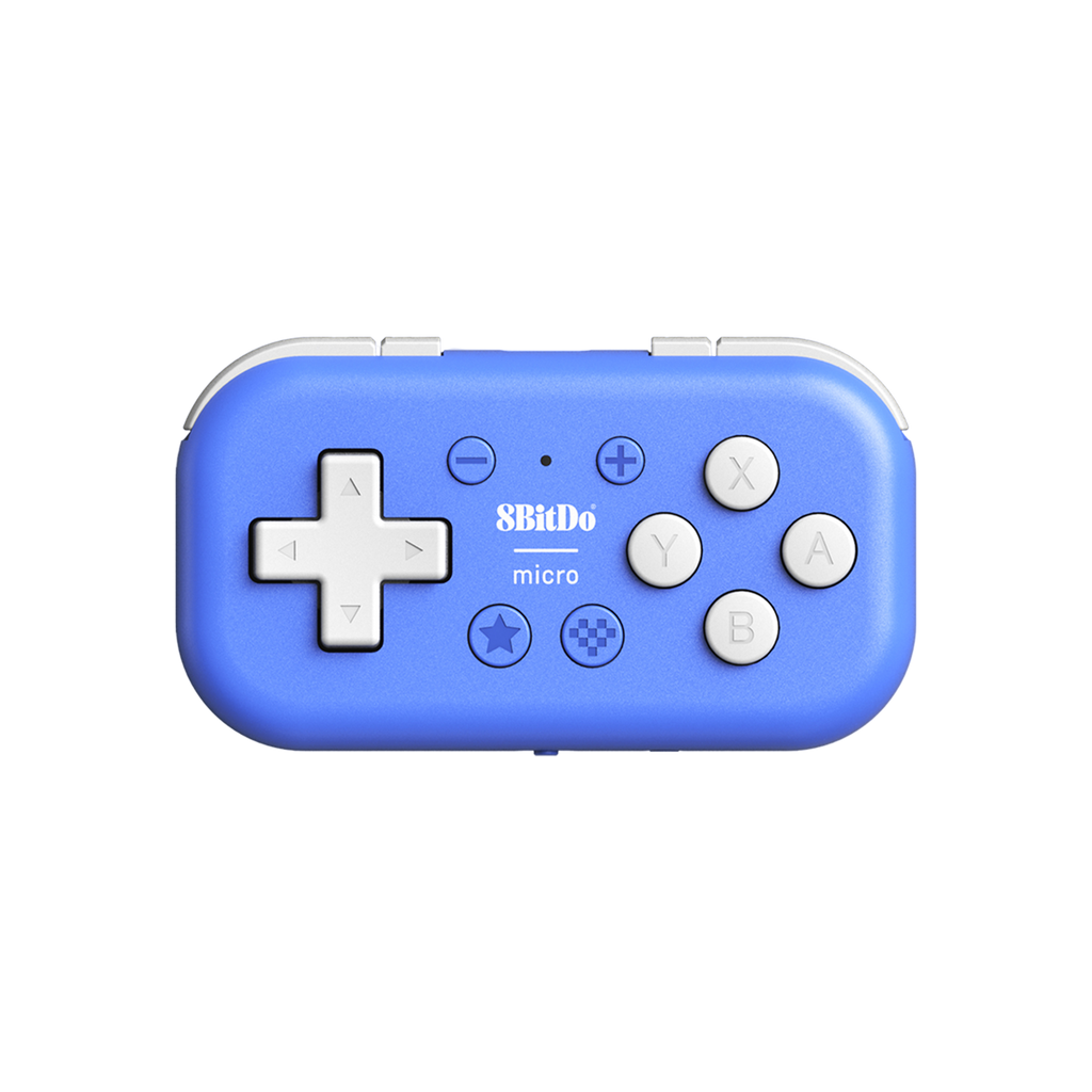8BitDo Mircro Bluetooth Gamepad Blue Front
