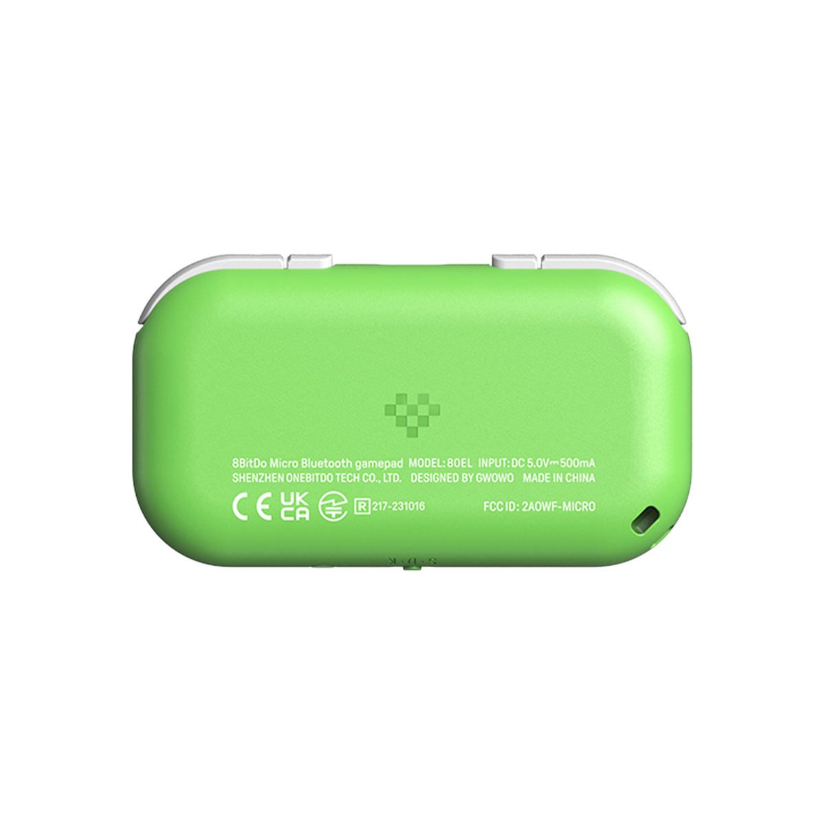 8BitDo Mircro Bluetooth Gamepad Green Back