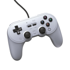 8BitDo Pro2 Wired Controller Gray Front