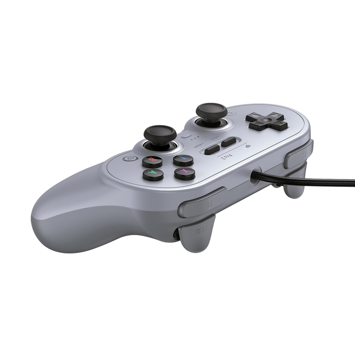 8BitDo Pro2 Wired Controller Gray Side