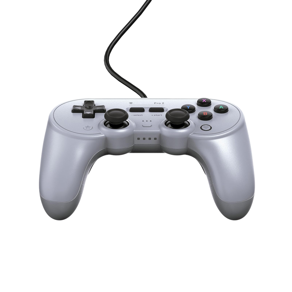 8BitDo Pro2 Wired Controller Gray Underside