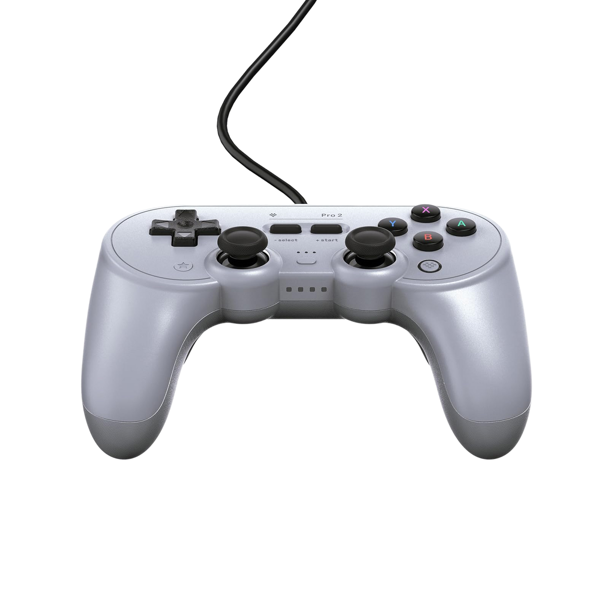 8BitDo Pro2 Wired Controller Gray Underside