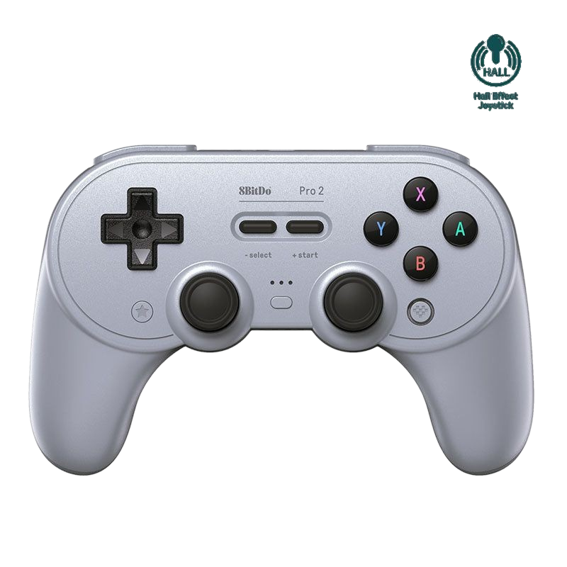 8BitDo Pro2 Bluetooth Controller Gray Front