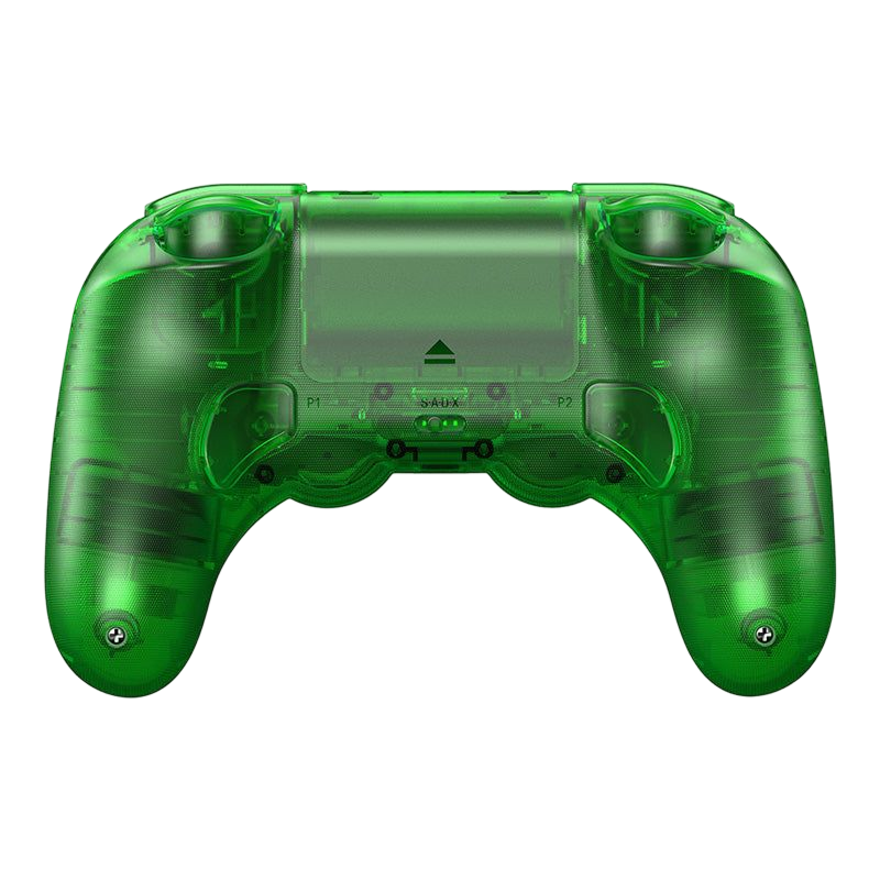 8BitDo Pro2 Bluetooth Controller Transparent Green Back