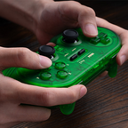 8BitDo Pro2 Bluetooth Controller Transparent Green Operation Demonstration