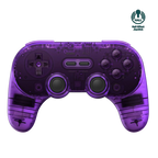 8BitDo Pro2 Bluetooth Controller Transparent Purple Front
