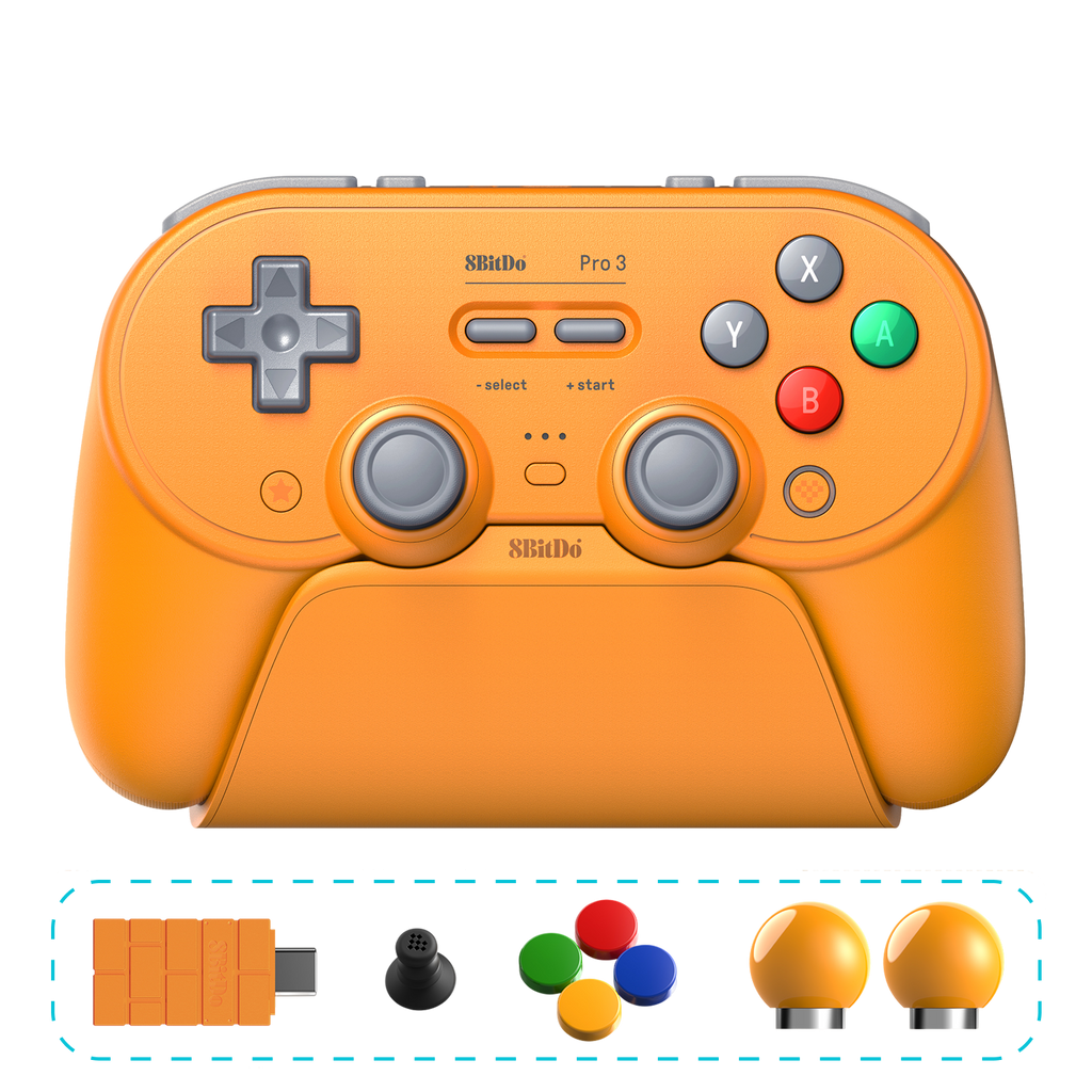 8bitdo-pro3-bluetooth-controller-orange-01