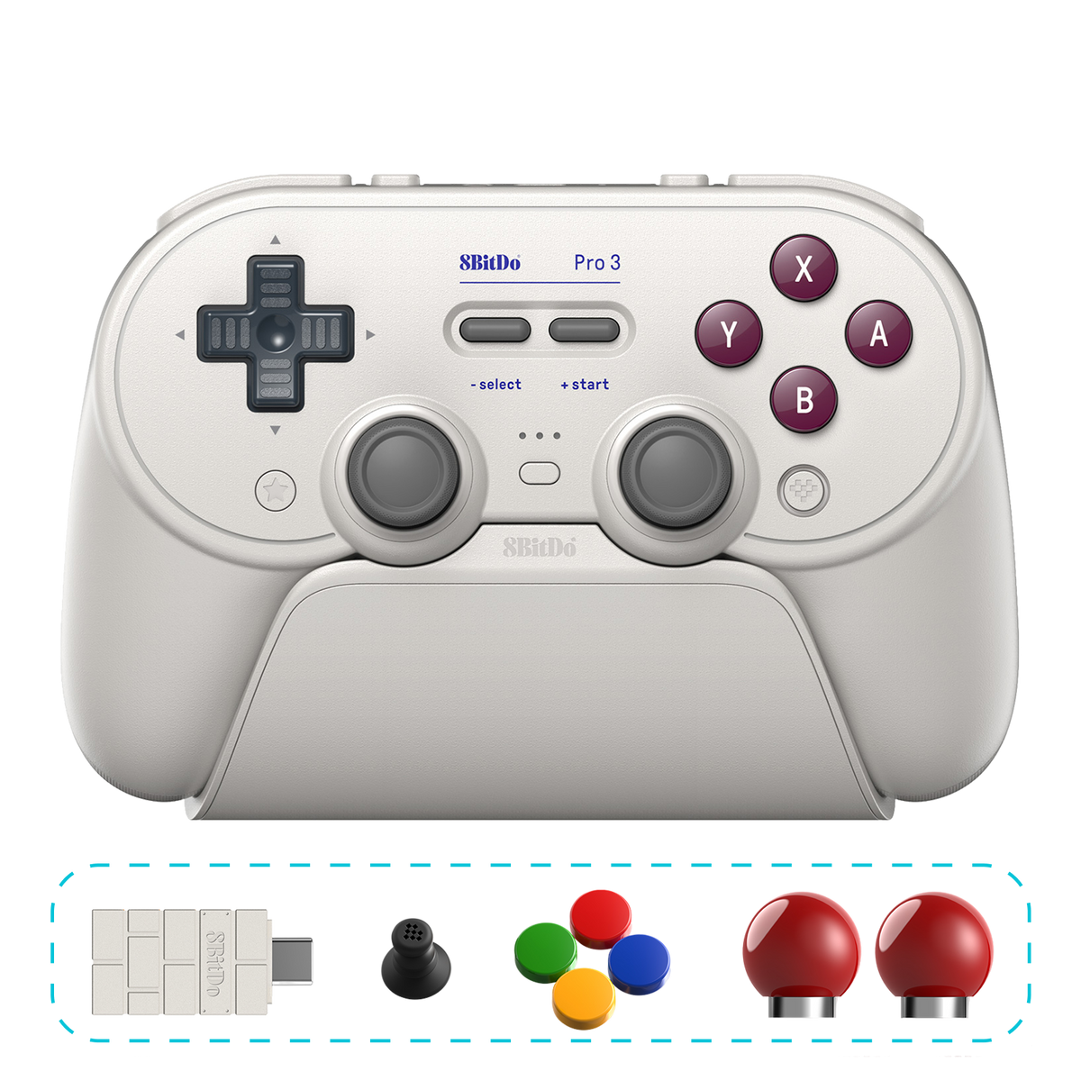 8BitDo Pro 3 Bluetooth Gamepad (80GQ)