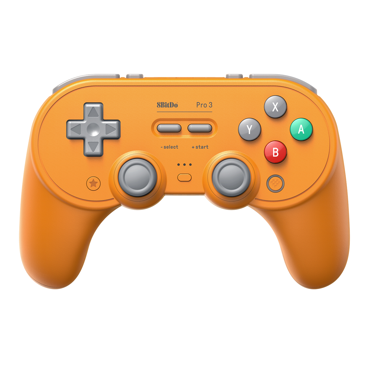 8BitDo Pro3 Blutooth Orange Controller Front