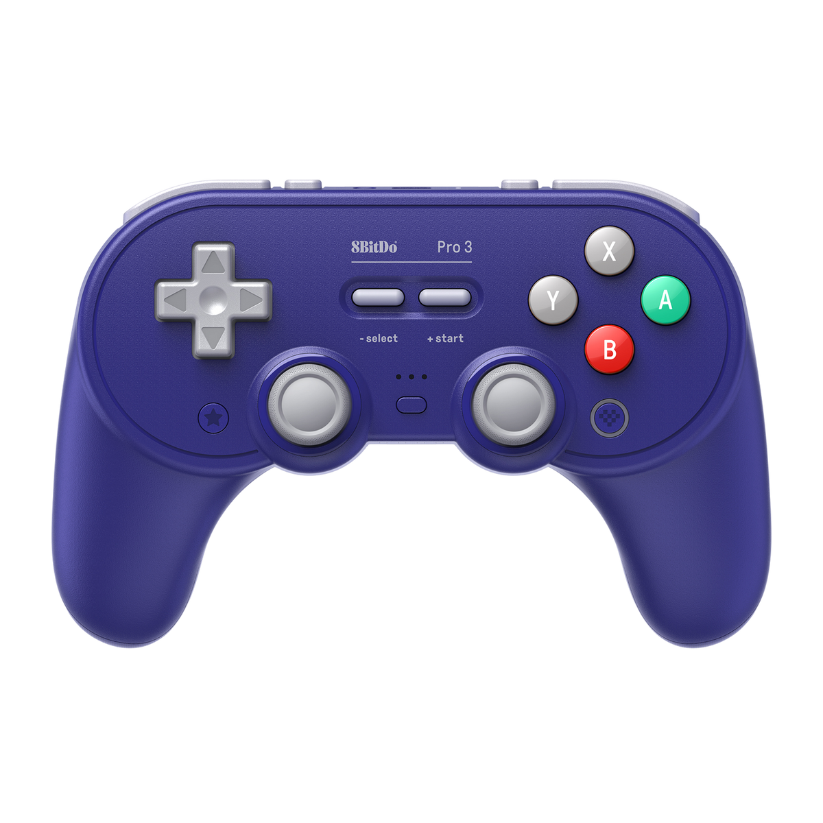 8BitDo Pro3 Blutooth Purple Controller Front