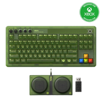 8BitDo Retro 87 Mechanical Keyboard and Dual Super Buttons Xbox Dark Green