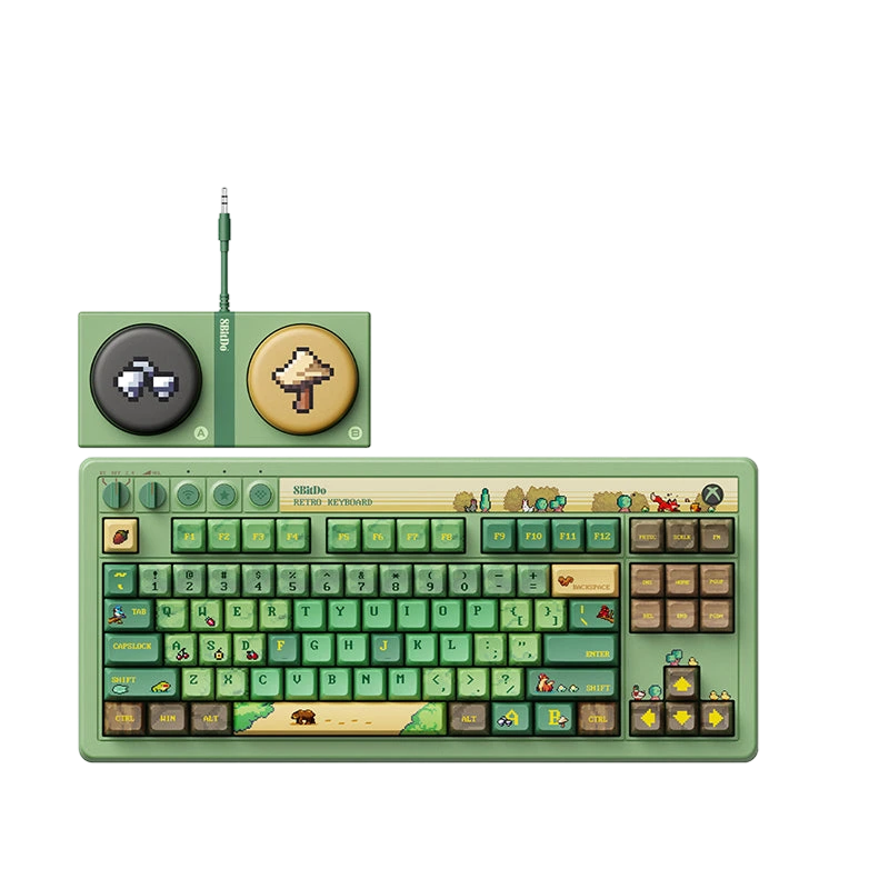 8BitDo Retro 87 Mechanical Keyboard and Dual Super Buttons