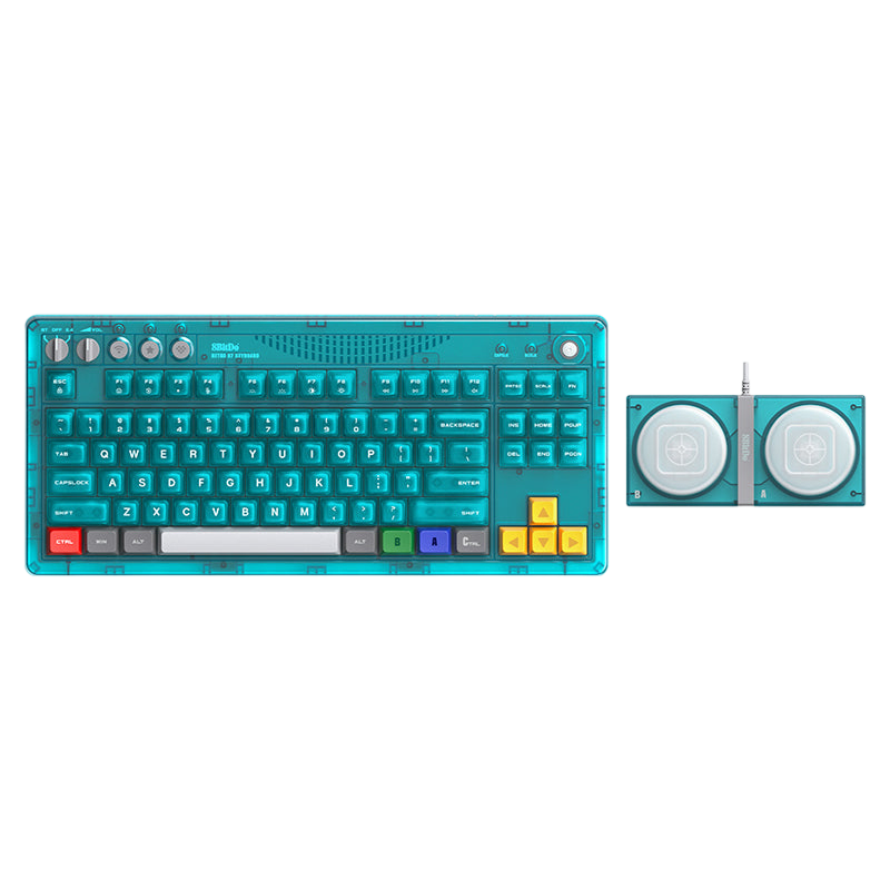 8BitDo Retro 87 Mechanical Keyboard (Clear Blue-Shipping in mid-August)