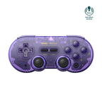 8BitDo Sn30 Pro Bluetooth Gamepad Crystal Purple Front