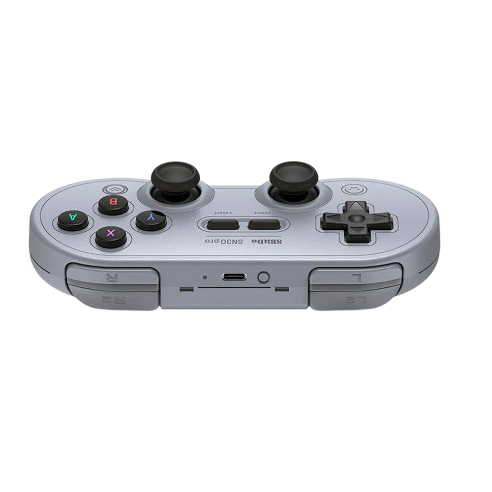 8BitDo Sn30 Pro Bluetooth Gamepad Gray Top