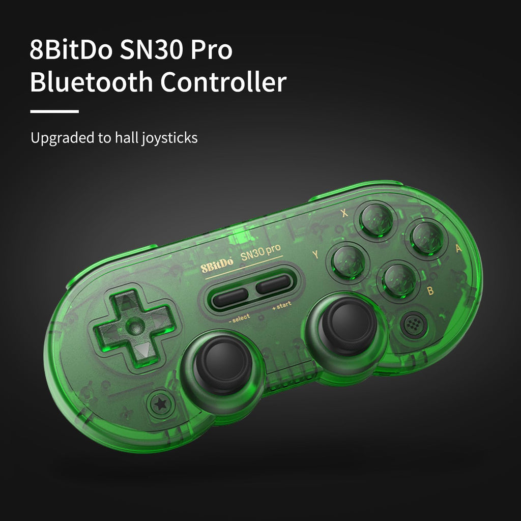 8BitDo Sn30 Pro Bluetooth Gamepad Jade Green Side