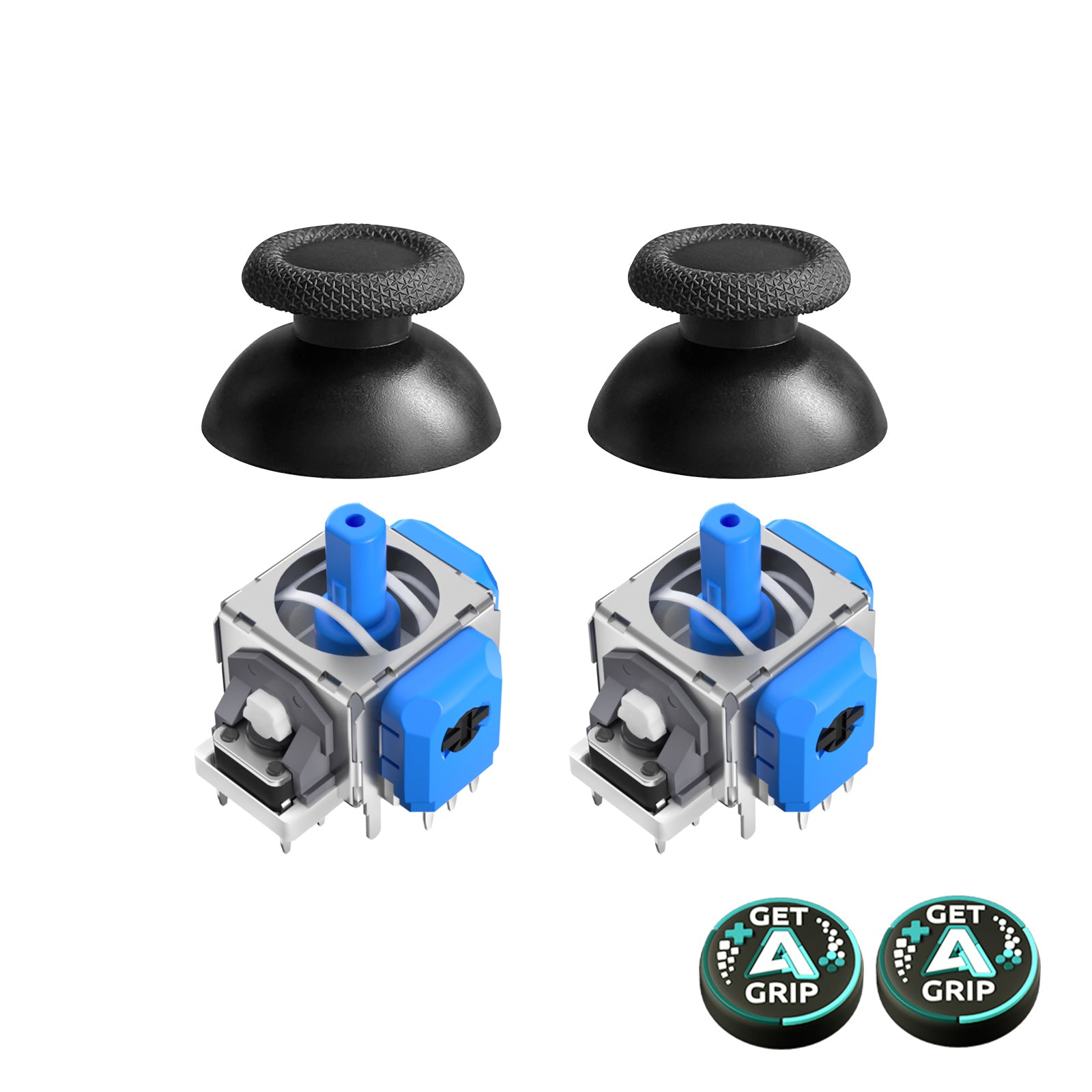 AKNES HallPi V6 TMR Joystick Replacement for DS5/DS4/Switch Pro/Xbox Series - 1 Pair (AK205)
