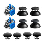 AKNES HallPi V6 TMR Joysticks with Cap Set for PS5/PS5 Edge/ PS4  - 2 Sticks + 8 Caps (AK205Pro)