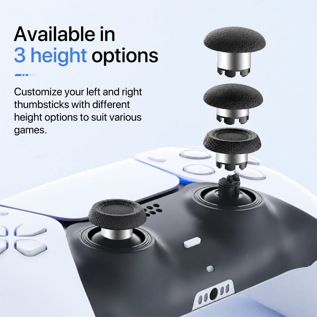 AKNES HallPi V6 TMR Joysticks with Cap Set for PS5/PS5 Edge/ PS4  - 2 Sticks + 8 Caps (AK205Pro)