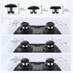 AKNES HallPi V6 TMR Joysticks with Cap Set for PS5/PS5 Edge/ PS4  - 2 Sticks + 8 Caps (AK205Pro)