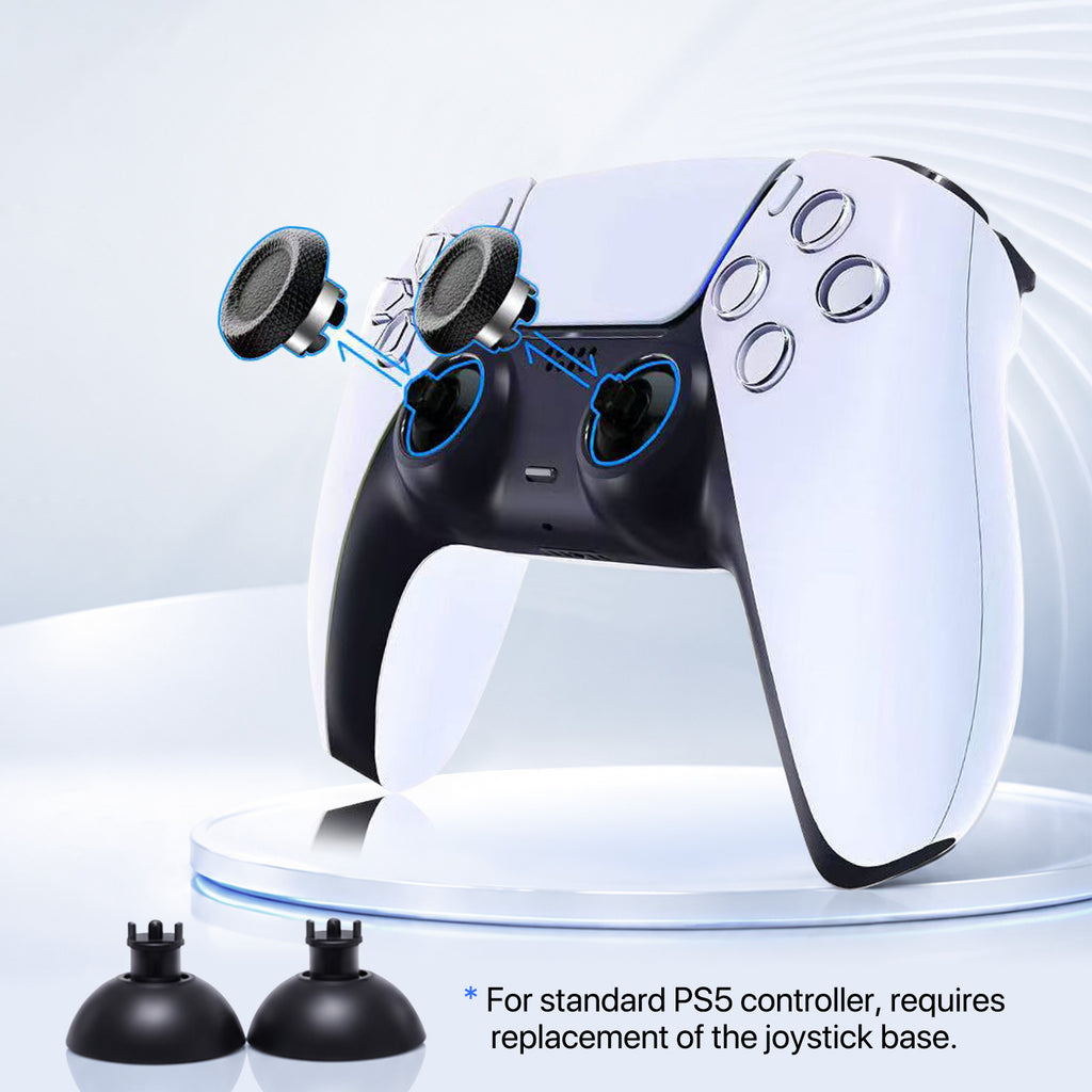 AKNES HallPi V6 TMR Joysticks with Cap Set for PS5/PS5 Edge/ PS4  - 2 Sticks + 8 Caps (AK205Pro)