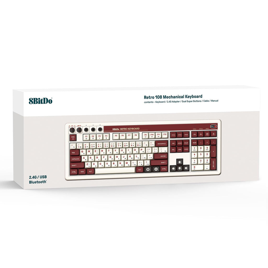 8BitDo Retro 108 Mechanical Keyboard